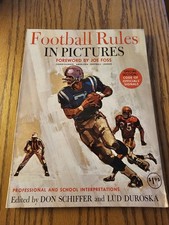 FOOTBALL RULES IN PICTURES 1969 Book FOREWORD by MEL HEIN