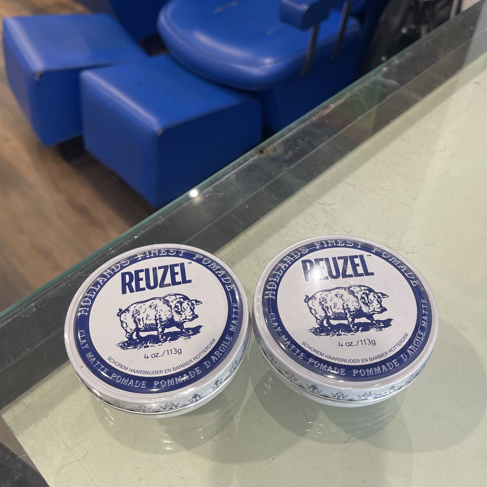 2 Pack ----  Reuzel Clay Matte Pomade 4 Oz