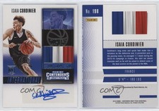 2016-17 Panini Contenders Draft Picks International Ticket Isaia Cordinier Auto