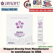 Amare Global Menta Biotics 30 Stick Packs - New / Sealed! Exp 2027. 🔥
