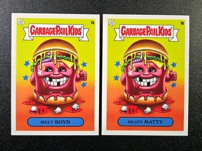 Super Meat Boy Team Meat Video Game Spoof 2024 Garbage Pail Kids 2 Card Set