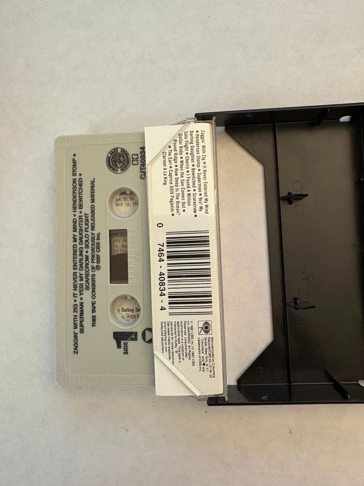 Benny Goodman Volume II Clarinet A La King Cassette 1987 CBS Jazz Foto 2 de 4