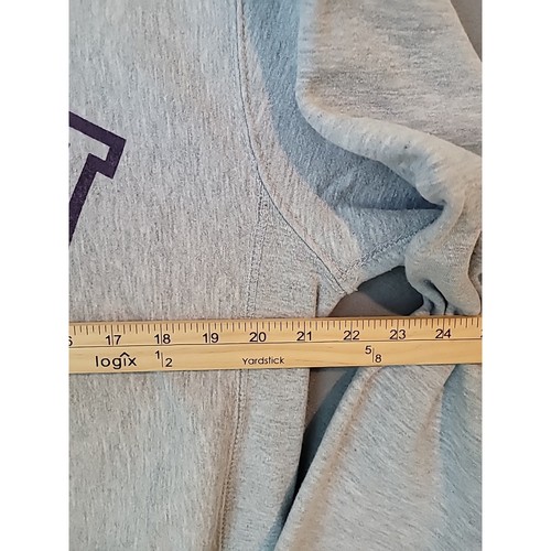 Felpa Vintage NYU - MV Sport ProWeave Reverse Weave - Grigio - Unisex S - Foto 7 di 8