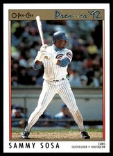Sammy Sosa 1992 O-Pee-Chee Premier #120 Cubs MLB READ FREE SHIPPING AutographDen