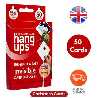 Hang Ups Weihnachten Display Kit nicht markierend 3M Kommandostreifen Kartenaufhängen - 50