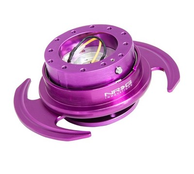 NRG Quick Release Kit Gen For 3.0 Purple Body And Ring With Handles