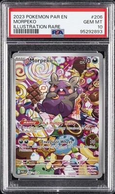 2023 POKEMON PAR EN-PARADOX RIFT ILLUSTRATION RARE #206 MORPEKO