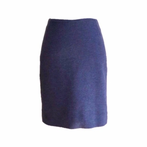 Akris Punto Jersey Mini Navy Pencil Skirt - Sz 2 - Picture 2 of 7