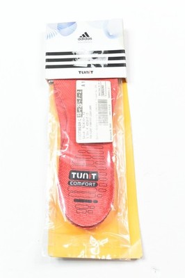 Adidas F50 i TUNiT Comfort Sock Liner Mens 13 Red Soccer Lightweight 435245