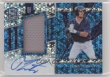 2020 Panini Chronicles Neon Blue Prizm 18/99 Tristen Lutz #SPJA-TL Auto 0g4