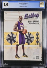 Kobe Bryant EASTBAY Catalog December 2012 CGC 9.0 Los Angeles Lakers Vintage