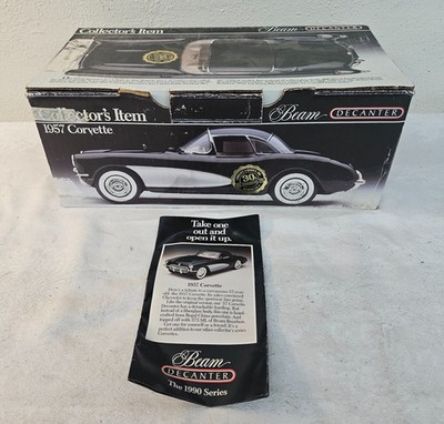 Jim Beam 1957 Corvette Decanter EMPTY BOX ONLY Fair Condition