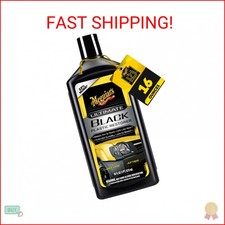 Meguiars Ultimate Black Plastic Restorer 16oz Bt 6cv