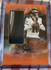 Tanner McKee 2023-24 Panini Origins RC Rookie Jersey Auto Orange /75