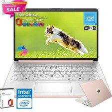 HP 14" Student Laptop Intel Processor N150, 4GB RAM 128eMMC Win 11 Pro NEW