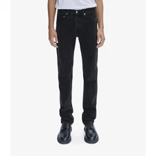 A.P.C. New Standard Black Straight Leg Denim Jeans Size 31