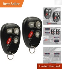 2-pack Keyless Entry Remote Fobs - 4 Buttons With Easy Setup Included 2-pack Keyless Entry Remote Fobs - 4 Buttons With Easy Setup Included