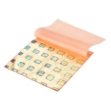 25 Pcs Gold Leaf Sheet with Pattern 5.5"x5.5" for Craft,Gold Block