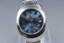 1970er Near Mint Rado Manchester Cal. 2793 Datum Blau 25J Automatik 35mm Herr...