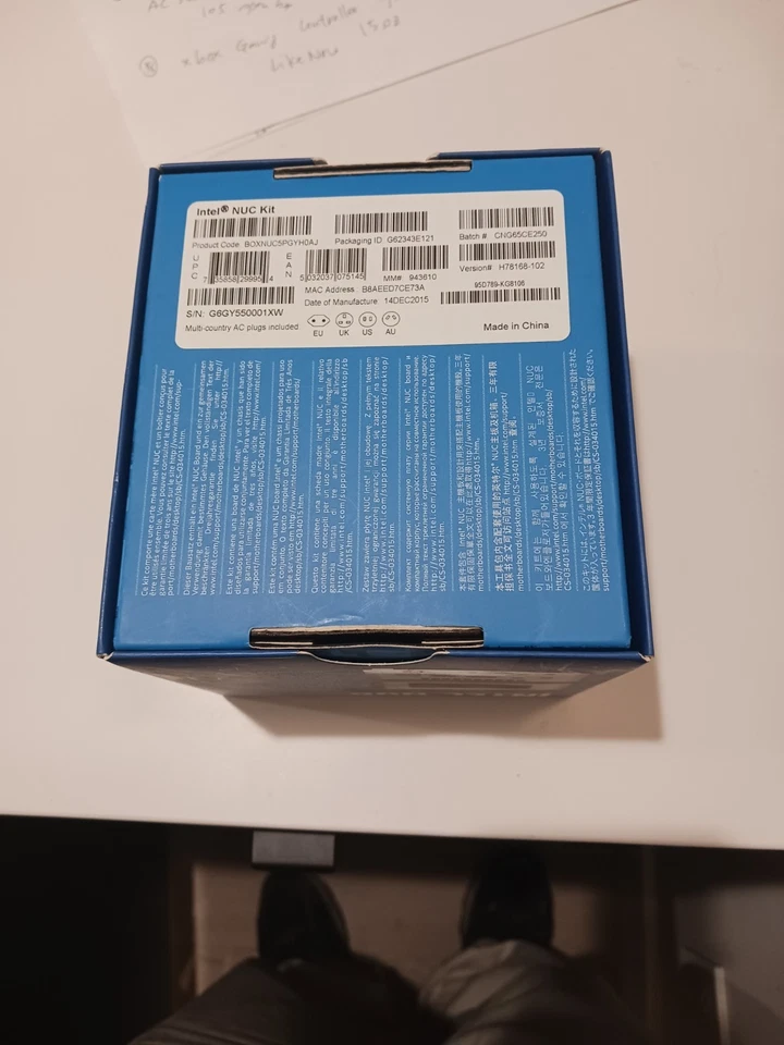 Intel NUC Mini PC NUC5PGYH0AJ IntelPentium N3700 1.60Ghz Quad-Core Kit Open - Image 2 of 4