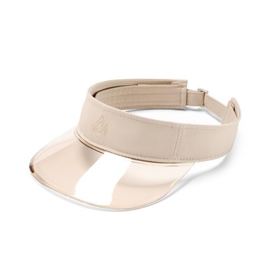 Visor Cap Damen und Herren Beige  Joy  Sonnenschutz fürs Gesicht  Visier Kopf...