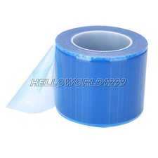 Dental Blue Plastic Barrier Film Sticky NonStick Edge 4 x 6 1200 Sheet Dispoable