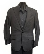  599 SUITSUPPLY Blazer Suit Mens EU44 US34 LAZIO Super 110 Wool 2-Buttons Vitale