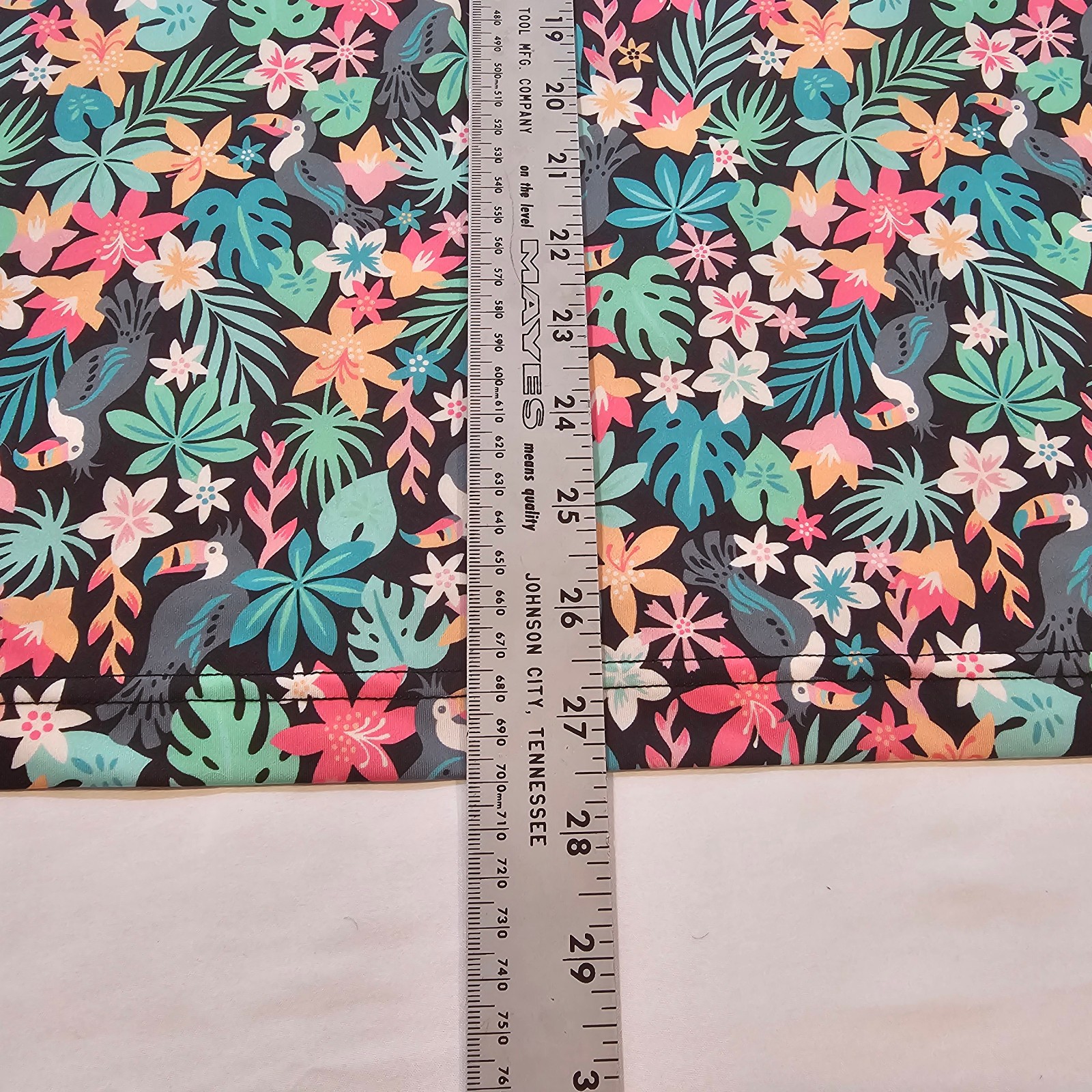 Chubbies Men's Small All Over Jungle Print Polo "The Weekend Has Started"