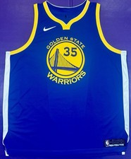 Authentic Kevin Durant 35 Golden State Warriors Nike On Court Jersey 26 Chest