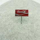 Vintage Coco Cola Red Enamel Stick Pin Lapel Backpack Hat Accessory