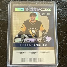 2020-21 Credentials Début Ticket Access /999 Anthony Angello