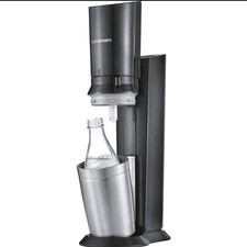 SodaStream Crystal 3.0 Wassersprudler OHNE Glaskaraffe Schwarz GEBRAUCHT