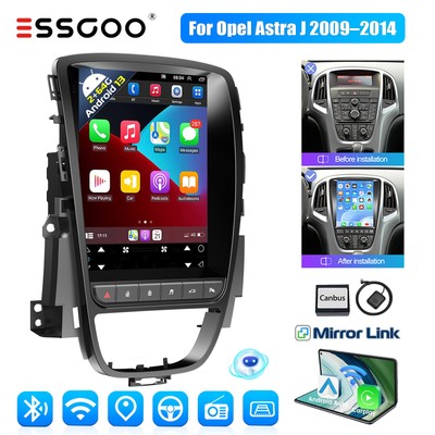 Carplay Android 13 2+64G Autoradio GPS Navigation RDS Für Opel Astra J P10 09-14