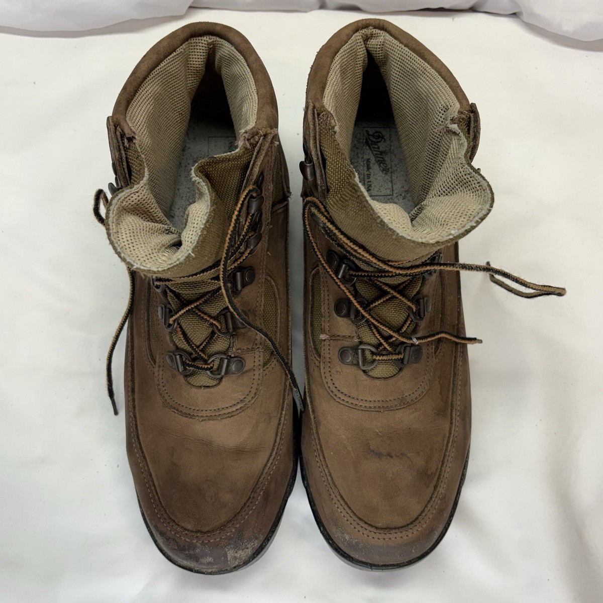 Vtg 1990 Danner 32900 GoreTex Cross Hiker Work Boots Mens Sz 9W USA Need Insoles Vintage 1990 Danner GoreTex Cross Hiker Work Boots Mens Sz  main image 3