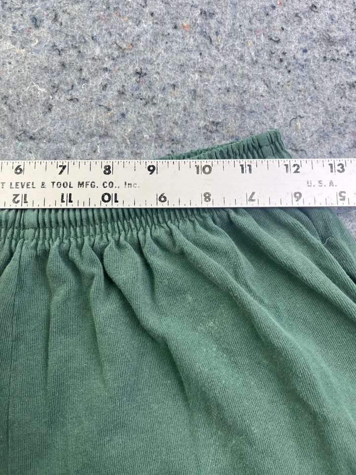 Pantalones Cortos Vintage AKA Sorority Verde Algodón De Lujo EE. UU. L 90s Greek Gear Foto 4 de 4