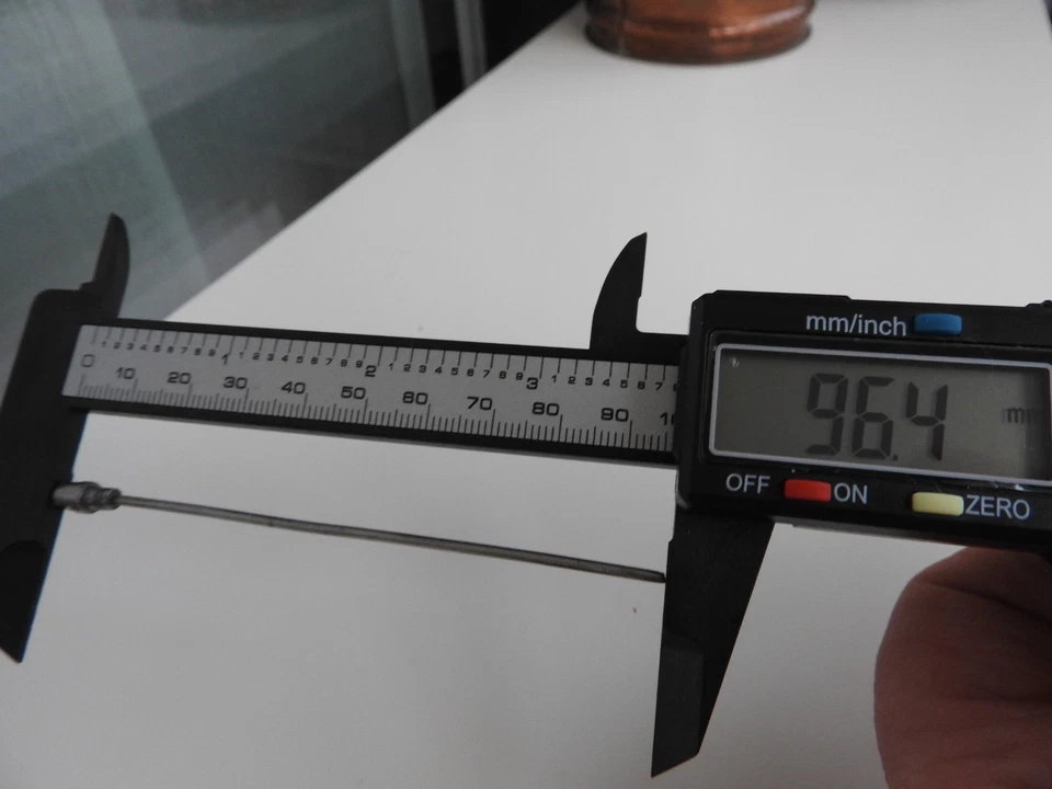 FIL RESSORT de sonnerie d'horloge comtoise XIX° 96 mm mouvement de pendule Clock - Photo 1/4