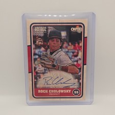 Onyx 2025 Vintage Extended Autographs Roch Cholowsky #VAROCH Auto