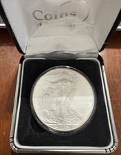 2009  Coins of America- American Silver Eagle 1 Oz Silver - Coin & Box