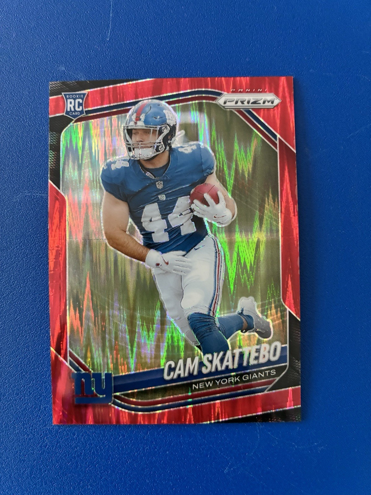 2025 Prizm - Cam Skattebo Rookie 363 Red Flash Prizm (RC)