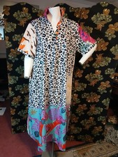 Casual Leopard Print Maxi Dress Size XL