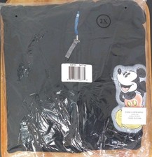 Disney Mickey Mouse Zip-up Black Hoodie  NIP  XXL