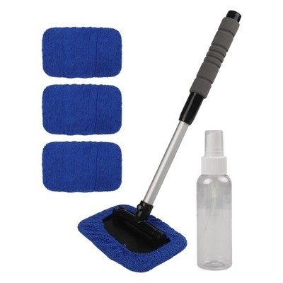 Ergonomic Car Windshield Cleaner with Ice Scraper and Detachable Features
