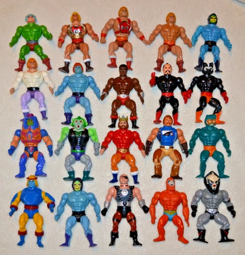 Vintage He-Man 1980s Masters of the Universe MOTU lot of 20 loose figures Mattel
