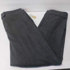 NWT Talbots Wool Blend Gray Pants Women's 10 Petite 129 - With Side Pockets 