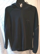Oakley Full Zip Oakley Logo Performance Hooded Jacket Black Men  s Size L