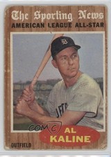 1962 Topps All-Star Al Kaline #470 HOF 17vs
