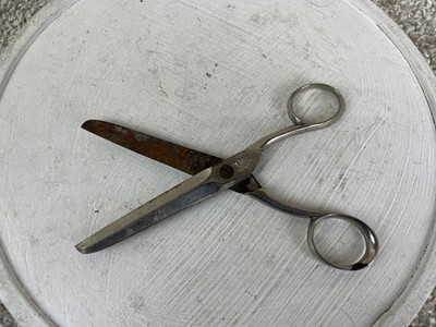 Vintage Clauss 6'' Dressmaker Scissor Made in USA Metal Hot-Forged