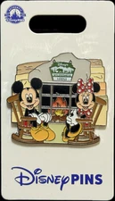2024 Disney Parks Wilderness Lodge Resort Mickey & Minnie Mouse OE Pin
