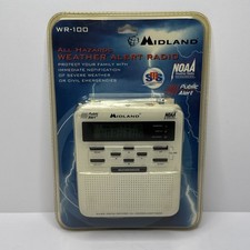 MIDLAND All Hazards Alert Weather Radio WR-100C NOAA Brand New Factory Sealed