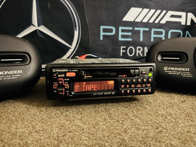 PIONEER KEH-P6000RDS LW/MW/FM Car Radio Cassette Player Old-School